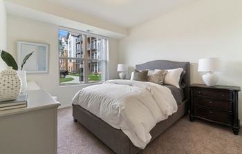 Spacious bedroom